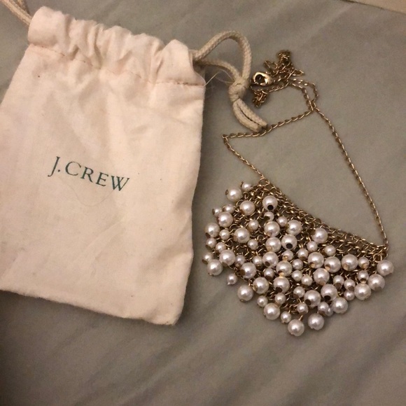 J. Crew Jewelry - Gold & Pearl Cascading J Crew Necklace